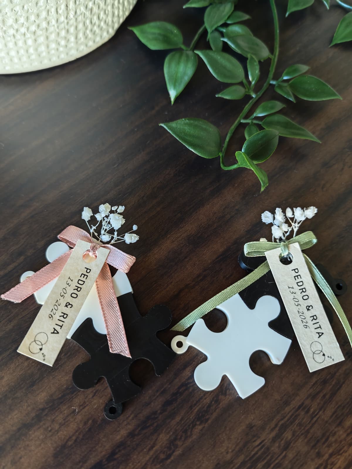 Personalized Wedding Puzzle Favor