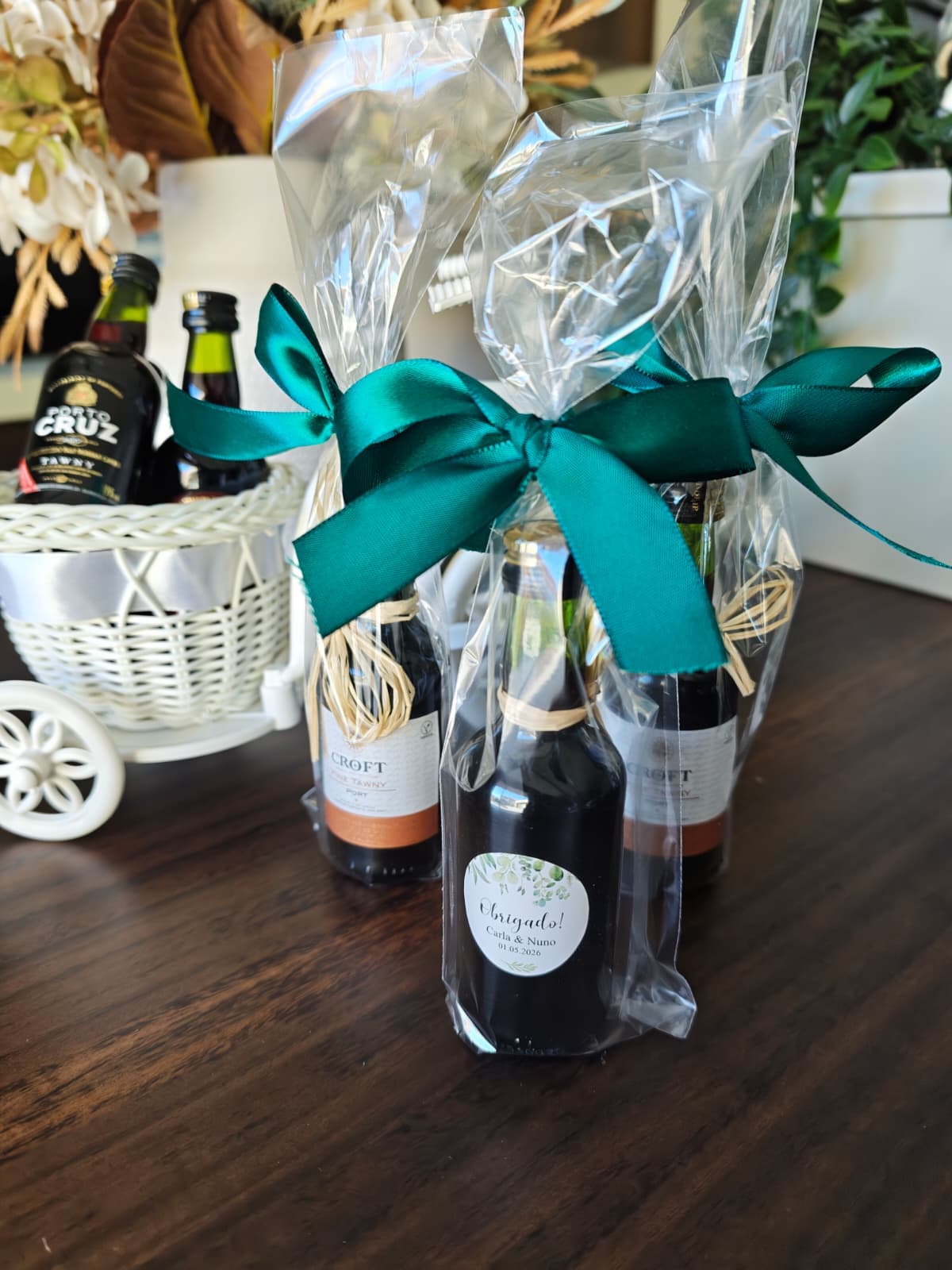 Personalized Mini Port Wine Favors